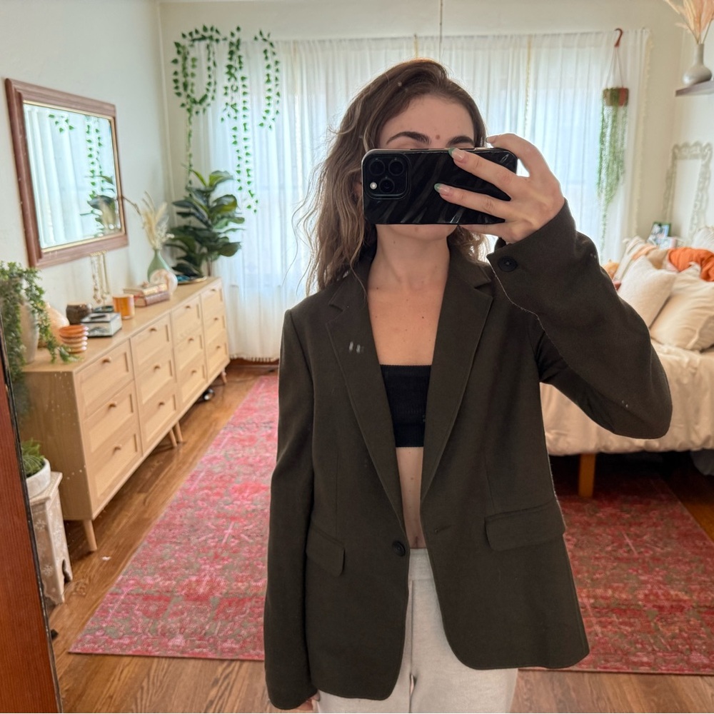 Women's Olive Blazer